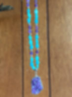 Thumbnail: Amazonite with Amethyst Necklace