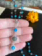 Thumbnail: Labradorite Necklace with Turquoise + Blue Apatite
