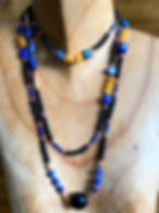 Thumbnail: Shungite 44 inches Long Necklace