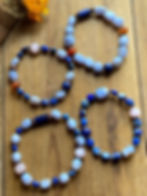Thumbnail: Blue Lace Agate Bracelets Mix & Match