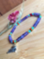 Thumbnail: I Love Jesus Amethyst with Austrian Crystals Bracelet