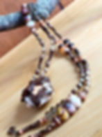 Thumbnail: Gobi Desert Agate Gemstone Necklace