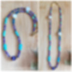 Thumbnail: Amethyst Amazonite Multi Gemstone Layered Statement Necklace