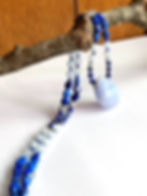 Thumbnail: Lapis Lazuli with Aquamarine + Blue Lace Agate Necklace