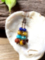 Thumbnail: Mookaite Amazonite Lapis Lazuli Tiger Eye Earrings