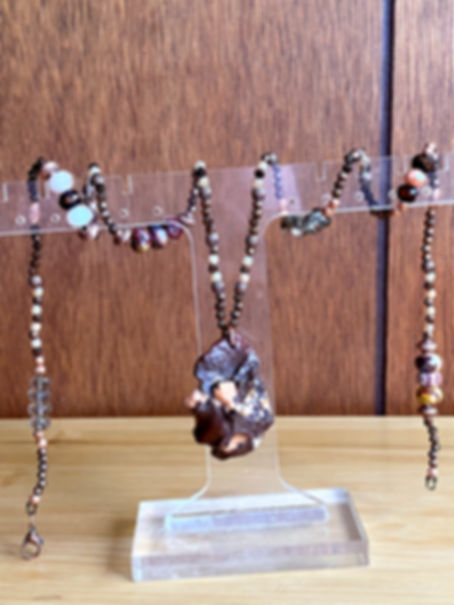 Gobi Desert Agate Gemstone Necklace