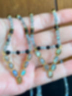 Thumbnail: Labradorite Necklace with Black Onyx