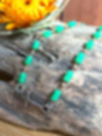 Thumbnail: Christian Cross Green Austrian Crystals Bracelet
