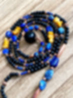 Thumbnail: Shungite 44 inches Long Necklace
