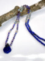 Thumbnail: Lapis Lazuli + Labradorite Necklace with Genuine Copper Beads