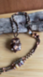 Thumbnail: Gobi Desert Agate Gemstone Necklace