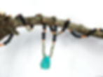 Thumbnail: Shungite Necklace With Turquoise+ Copper