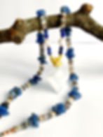 Thumbnail: Blue Kyanite + Selenite +Pearl Necklace