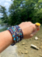 Thumbnail: Lapis Lazuli Multi Gemstone Wrap Bracelet