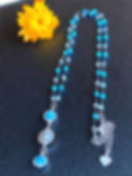 Thumbnail: Labradorite Necklace with Turquoise + Blue Apatite
