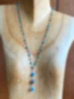 Thumbnail: Labradorite Necklace with Turquoise + Blue Apatite