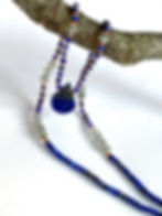 Thumbnail: Lapis Lazuli + Labradorite Necklace with Genuine Copper Beads