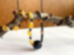 Thumbnail: Shungite with Butterscoch Baltic Amber Necklace