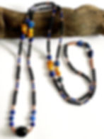 Thumbnail: Shungite 44 inches Long Necklace
