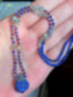 Thumbnail: Lapis Lazuli + Labradorite Necklace with Genuine Copper Beads