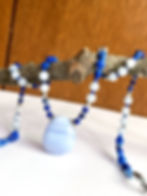 Thumbnail: Lapis Lazuli with Aquamarine + Blue Lace Agate Necklace