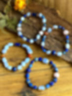 Thumbnail: Blue Lace Agate Bracelets Mix & Match
