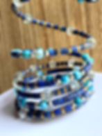 Thumbnail: Lapis Lazuli Multi Gemstone Wrap Bracelet