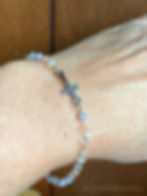 Thumbnail: Christian Cross Austrian Crystal Bracelet